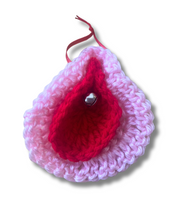 Load image into Gallery viewer, Crochet Vulva Decoration