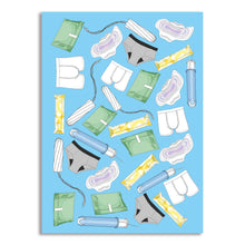 Load image into Gallery viewer, Menstrual Products Notebook, pack of 4