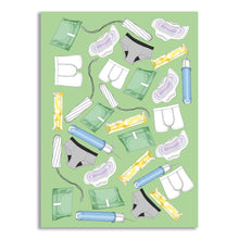 Load image into Gallery viewer, Menstrual Products Notebook, pack of 4