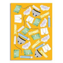 Load image into Gallery viewer, Menstrual Products Notebook, pack of 4