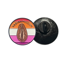 Load image into Gallery viewer, Lesbian Flag Enamel Pin
