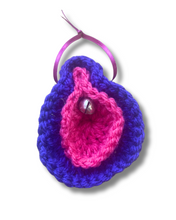 Load image into Gallery viewer, Crochet Vulva Decoration
