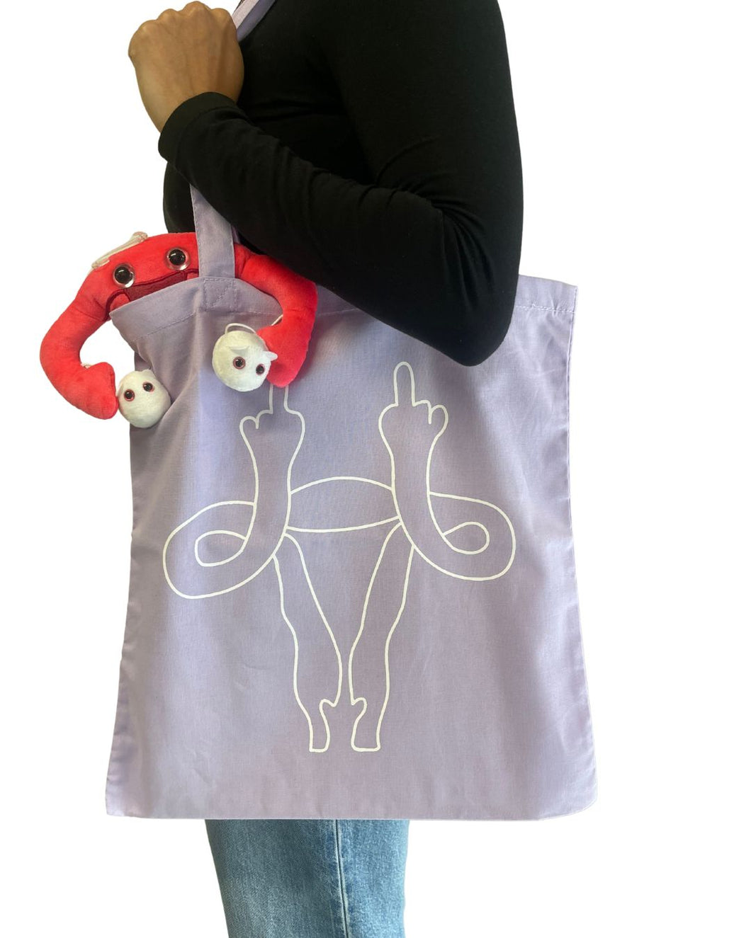 Limited Edition Lavender F Uterus Tote Bag