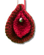 Load image into Gallery viewer, Crochet Vulva Decoration
