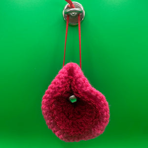 Crochet Vulva Christmas Tree Decoration