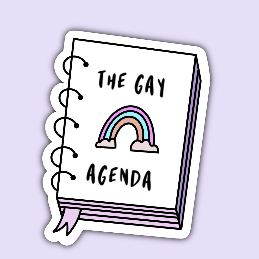 Gay Agenda Vinyl Sticker