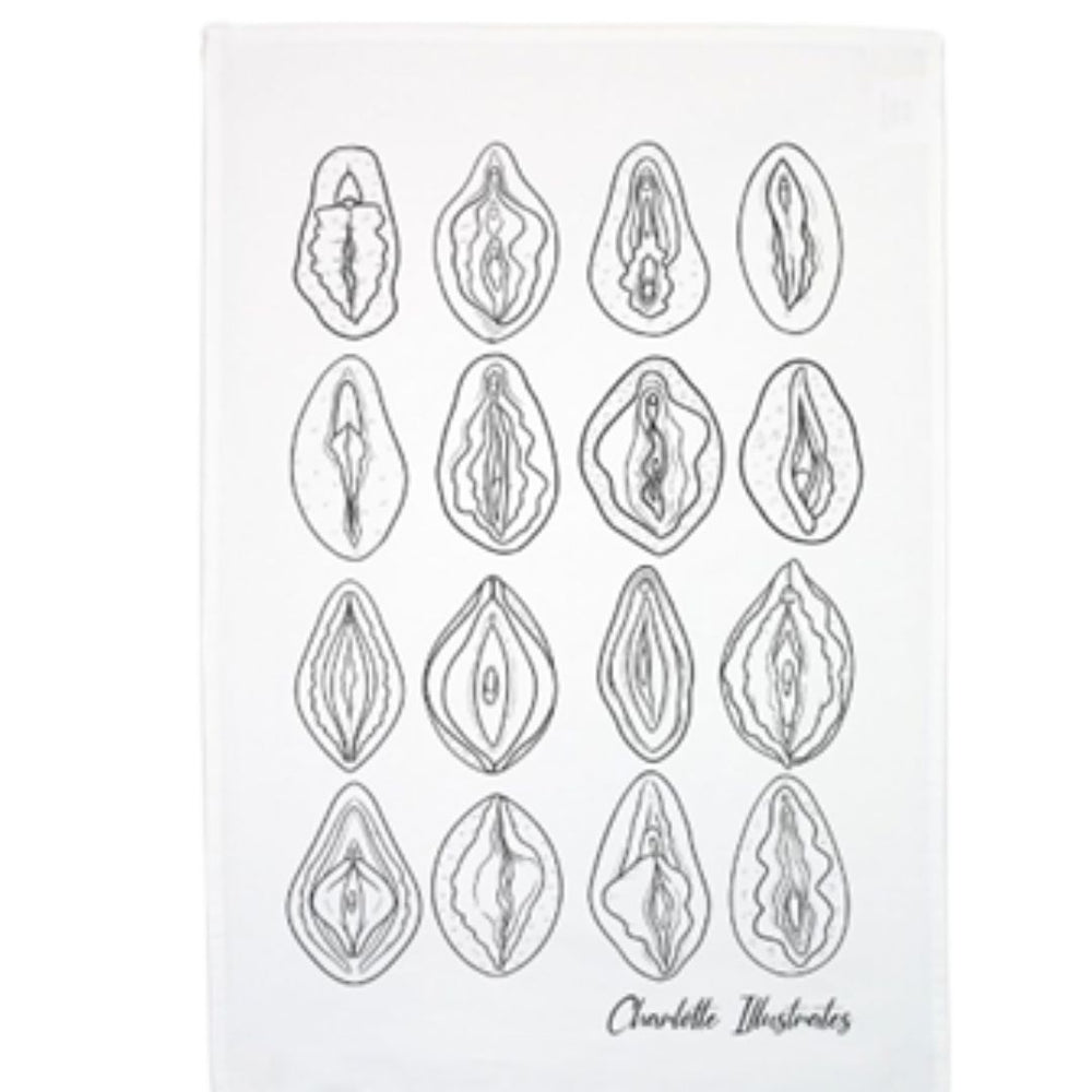 Vulva Tea Towel