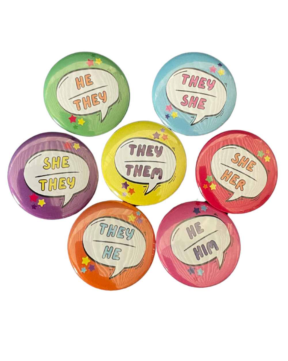 Pronoun Badges