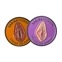 I Found The Clitoris Enamel Pin