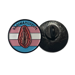 Trans Flag Enamel Pin