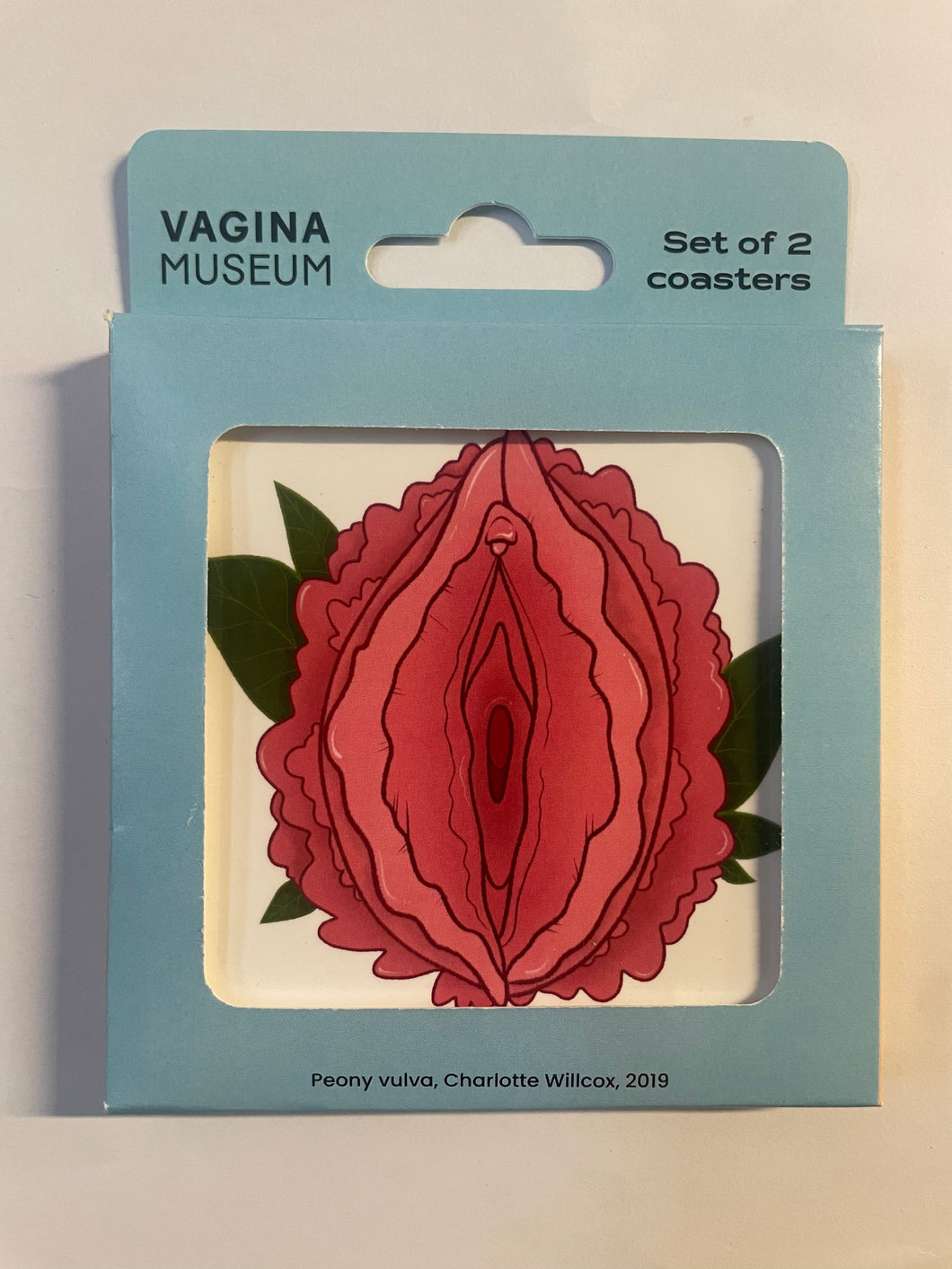 Peony Vulva Coasters