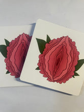 Load image into Gallery viewer, Peony Vulva Coasters
