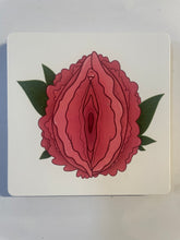 Load image into Gallery viewer, Peony Vulva Coasters
