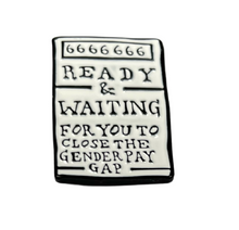 Load image into Gallery viewer, NUM - Ready &amp; Waiting Enamel Pin

