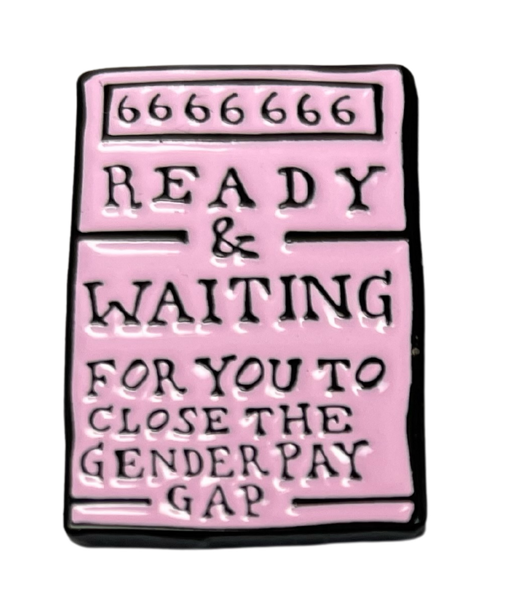 NUM - Ready & Waiting Enamel Pin