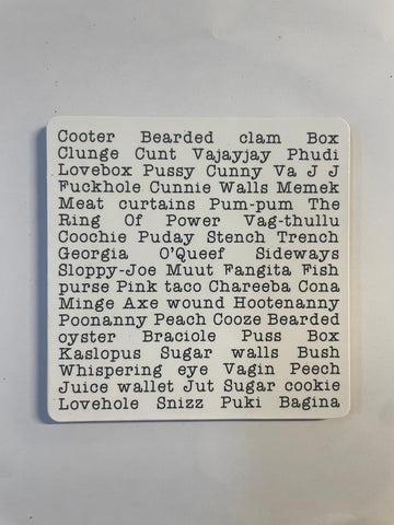 Slang Coasters