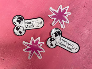 Museum of Mankind logo sticker