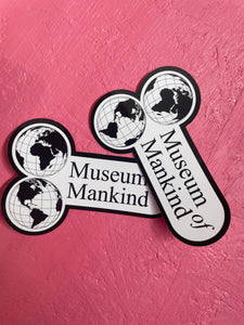 Museum of Mankind logo sticker