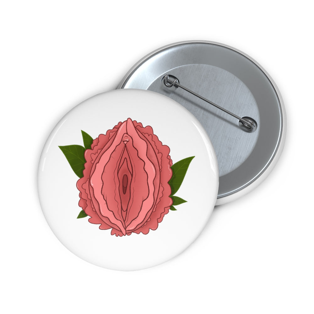 Peony Vulva Badge