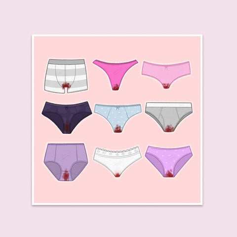 Period Pants Mini Art Print