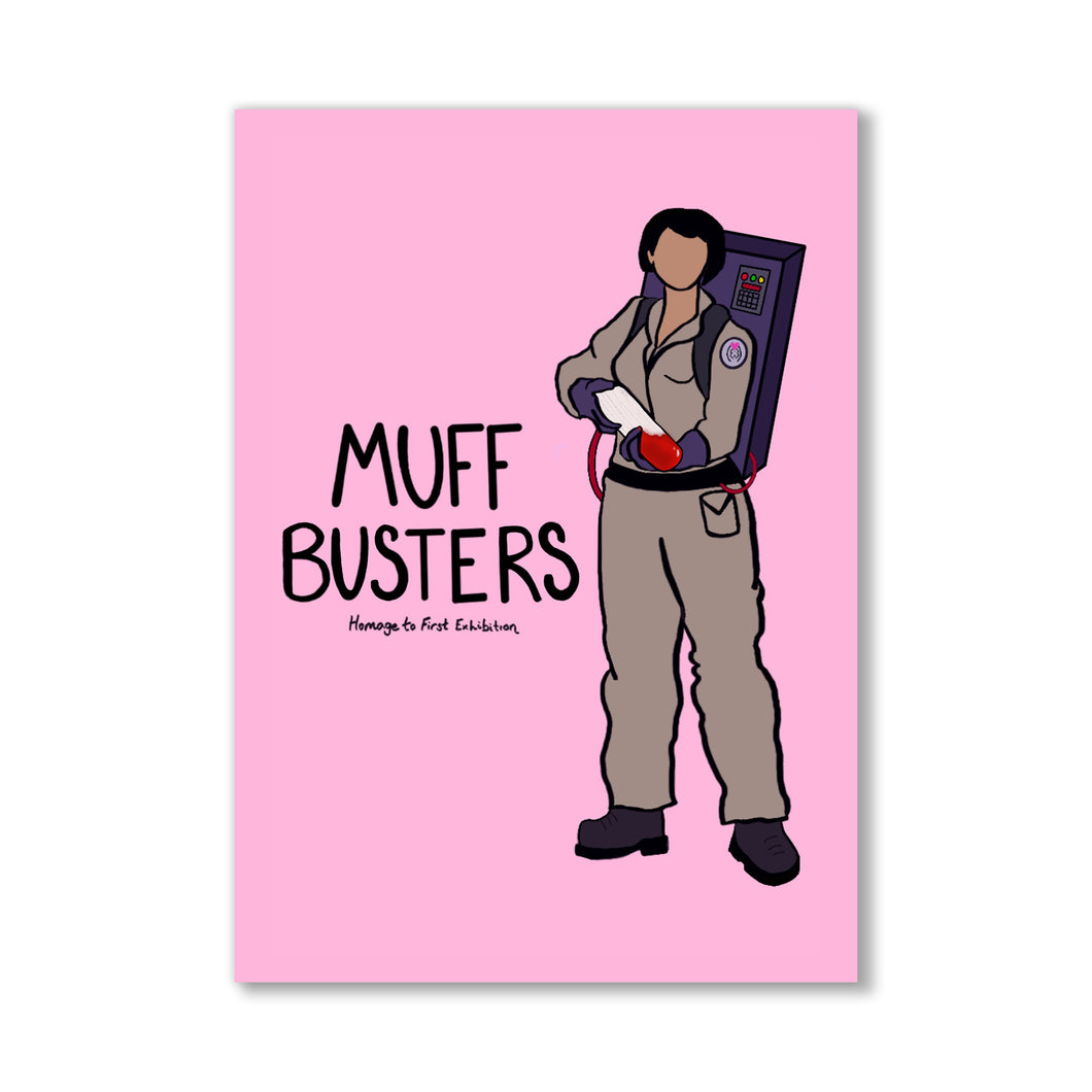 Muff Busters Postcard