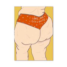 Load image into Gallery viewer, I Love My Cellulite Postcard
