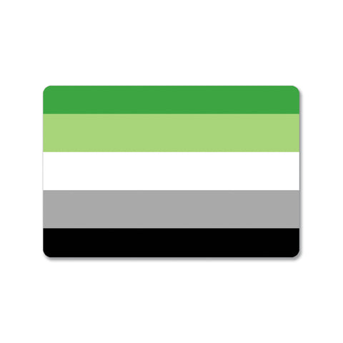 Aromantic Pride Flag Sticker