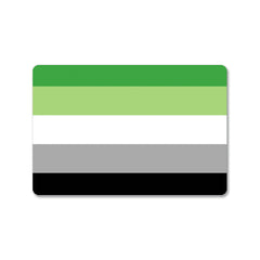 Aromantic Pride Flag Sticker