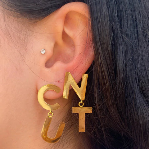 CUNT Earrings