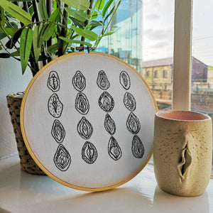 Vulva Embroidery Pattern (digital download)