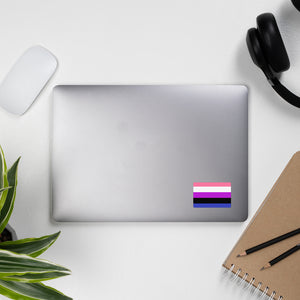 Genderfluid Pride Flag Sticker