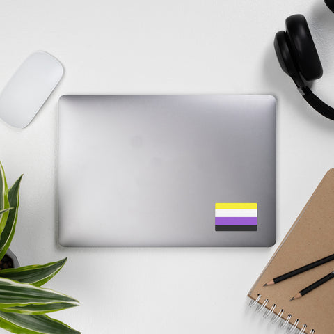 Non-Binary Pride Flag Sticker