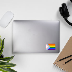 Rainbow/Trans Pride Flag Sticker