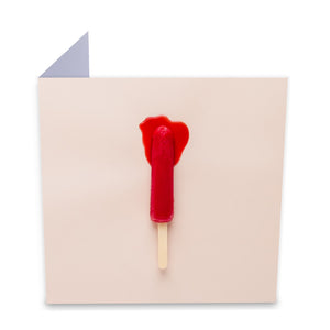 Melting Popsicle Greeting Card