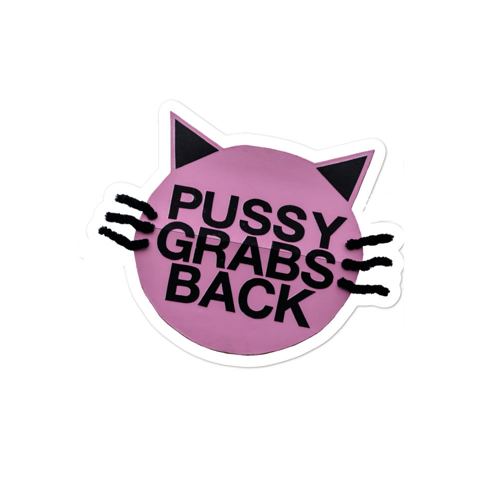 Pussy Grabs Back Vinyl Sticker