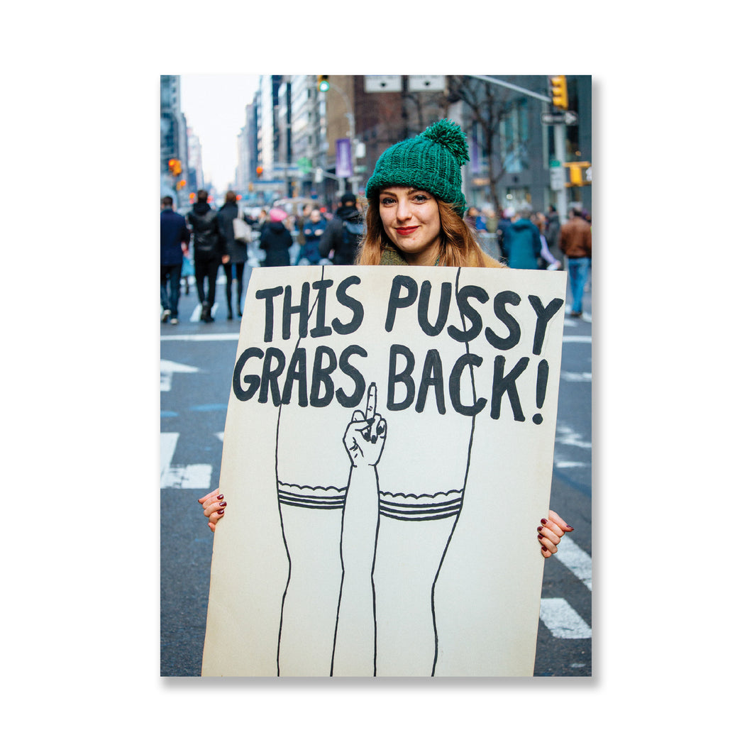 This Pussy Grabs Back Postcard