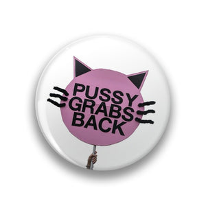 Pussy Grabs Back Pin Badge