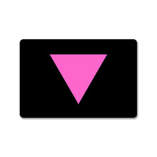 Load image into Gallery viewer, Pink Triangle Flag Sticker

