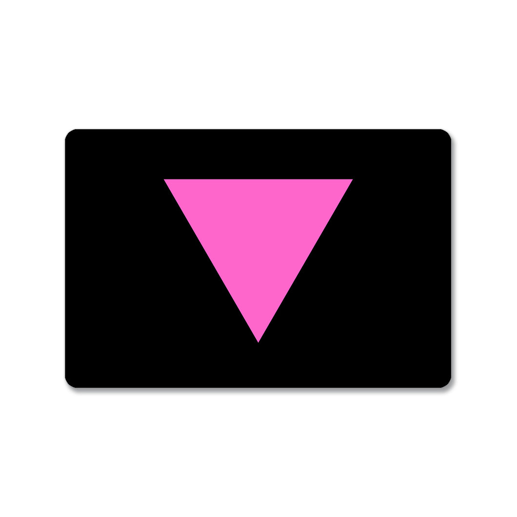 Pink Triangle Flag Sticker