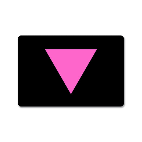 Pink Triangle Flag Sticker