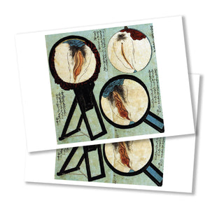 Shunga Mirror Postcard