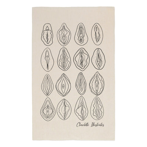 Vulva Tea Towel