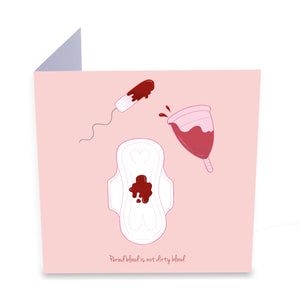 Period Blood Greeting Card