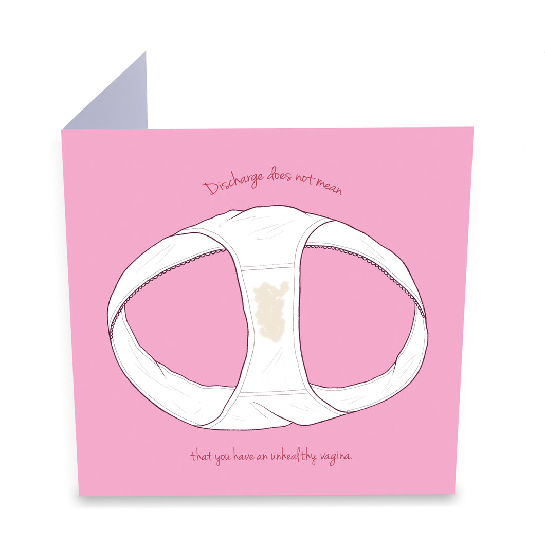 Discharge Greeting Card
