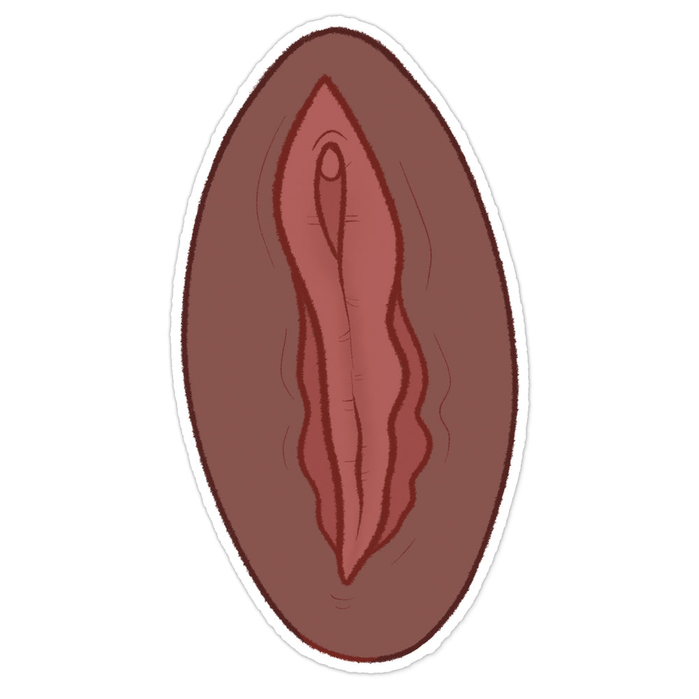 Vulva Vinyl Sticker (original design)