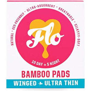 FLO: Organic Bamboo, Ultra Thin Period Pads