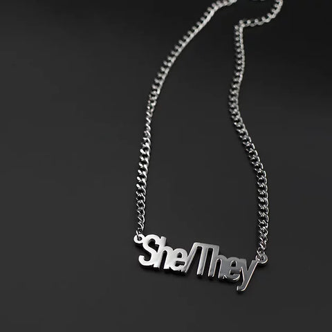 She/They Necklace