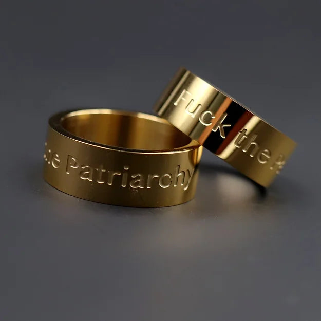 Fuck the Patriarchy Ring