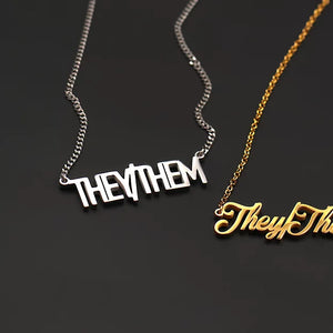 They/Them Necklace