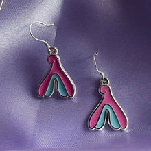 Load image into Gallery viewer, Cliterally Adorable Clitoris Earrings
